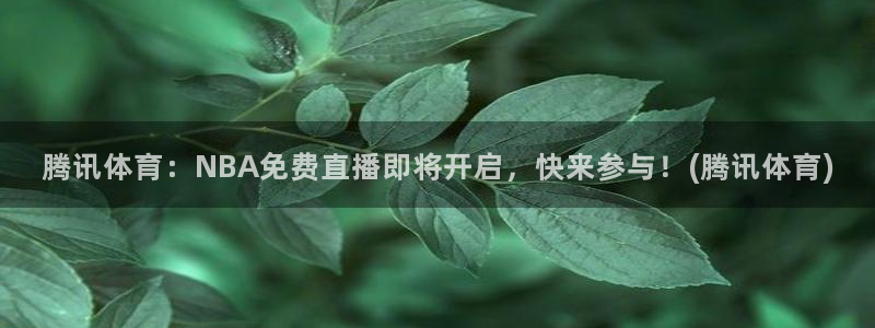 腾讯体育：NBA免费直播即将开启，快来参与！(腾讯体育)